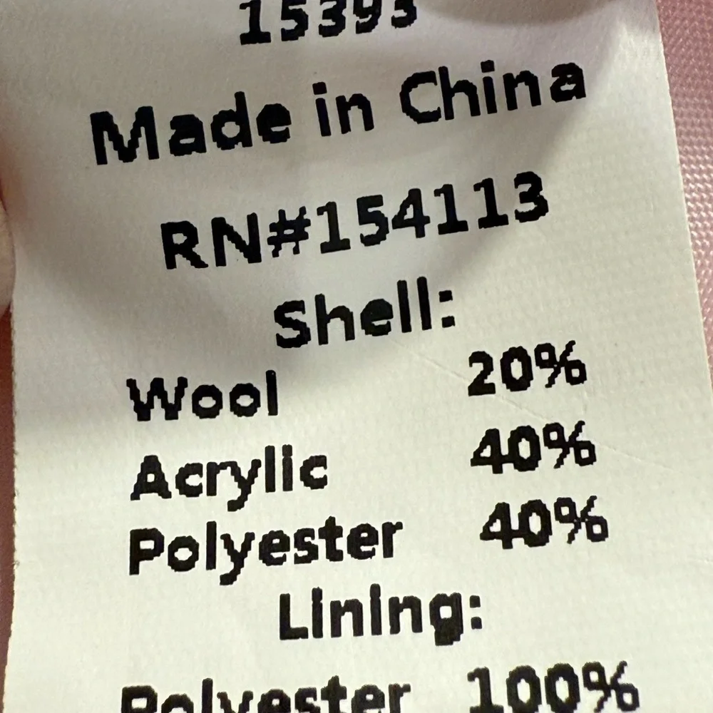 Doe a Dear Pink Tweed‎ Skirt with Pockets | Girls Size 5 - Picture 3 of 6